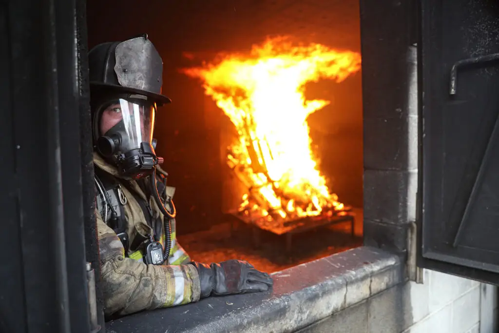 calm in the fire